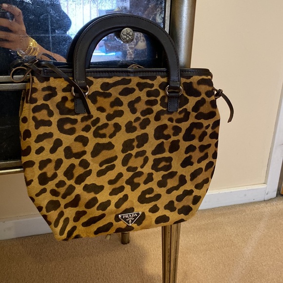 Prada Leopard Print Bag Almost New - Picture 3 of 5